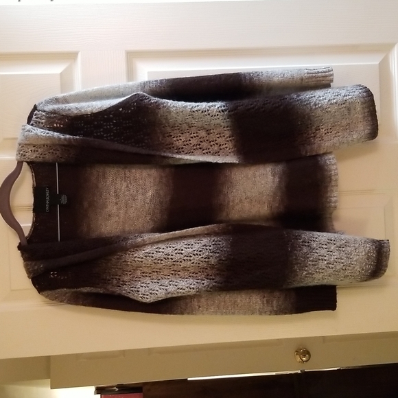 CYNTHIA ROWLEY OPEN FRONT CARDIGAN - Picture 4 of 4